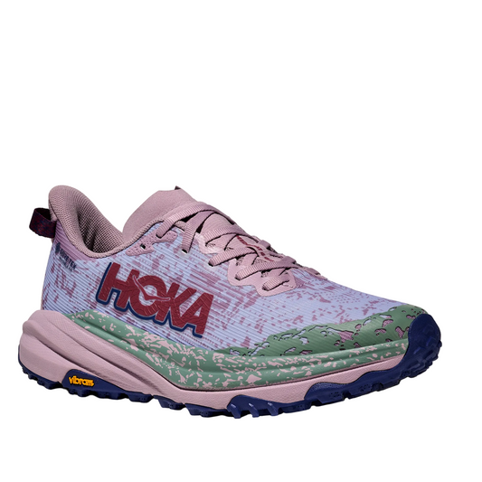 Hoka Women's Speeedgoat 6 Waterproof GORE-TEX Running Shoes - Fragrant Lilac / Ambient Blue