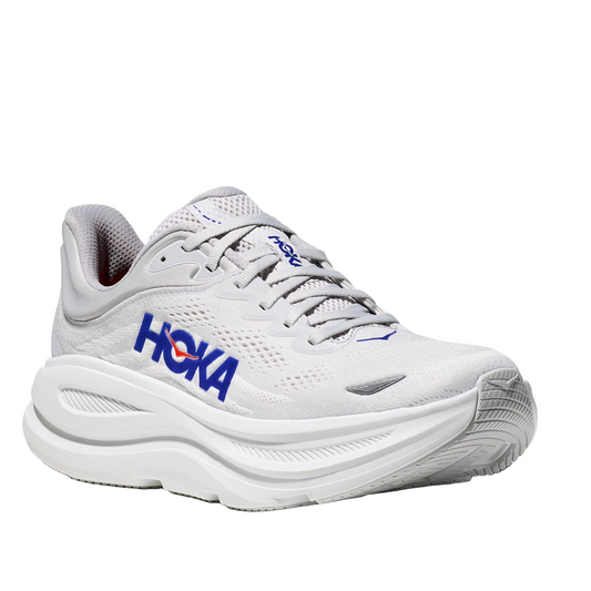 Hoka Men's Bondi 9 Sneaker - Cosmic Grey / Ultramarine