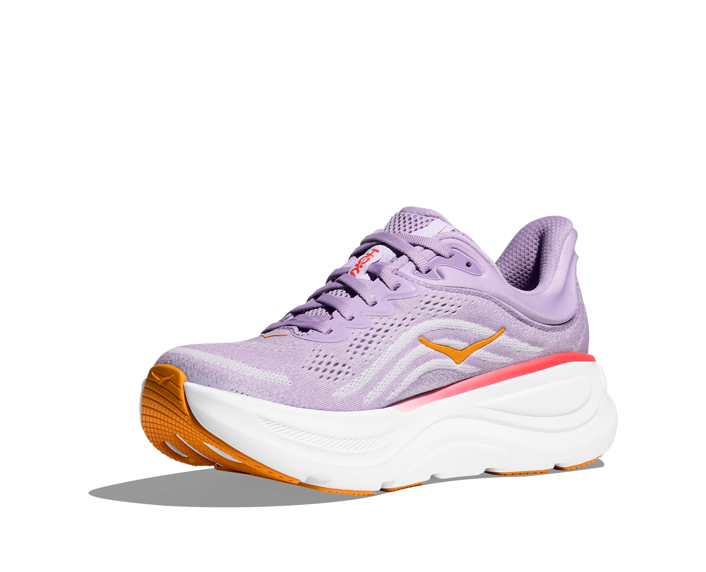 HOKA Women's Bondi 9 Ultra Cushioned Running Shoe - Aster Flower/Starlight Glow