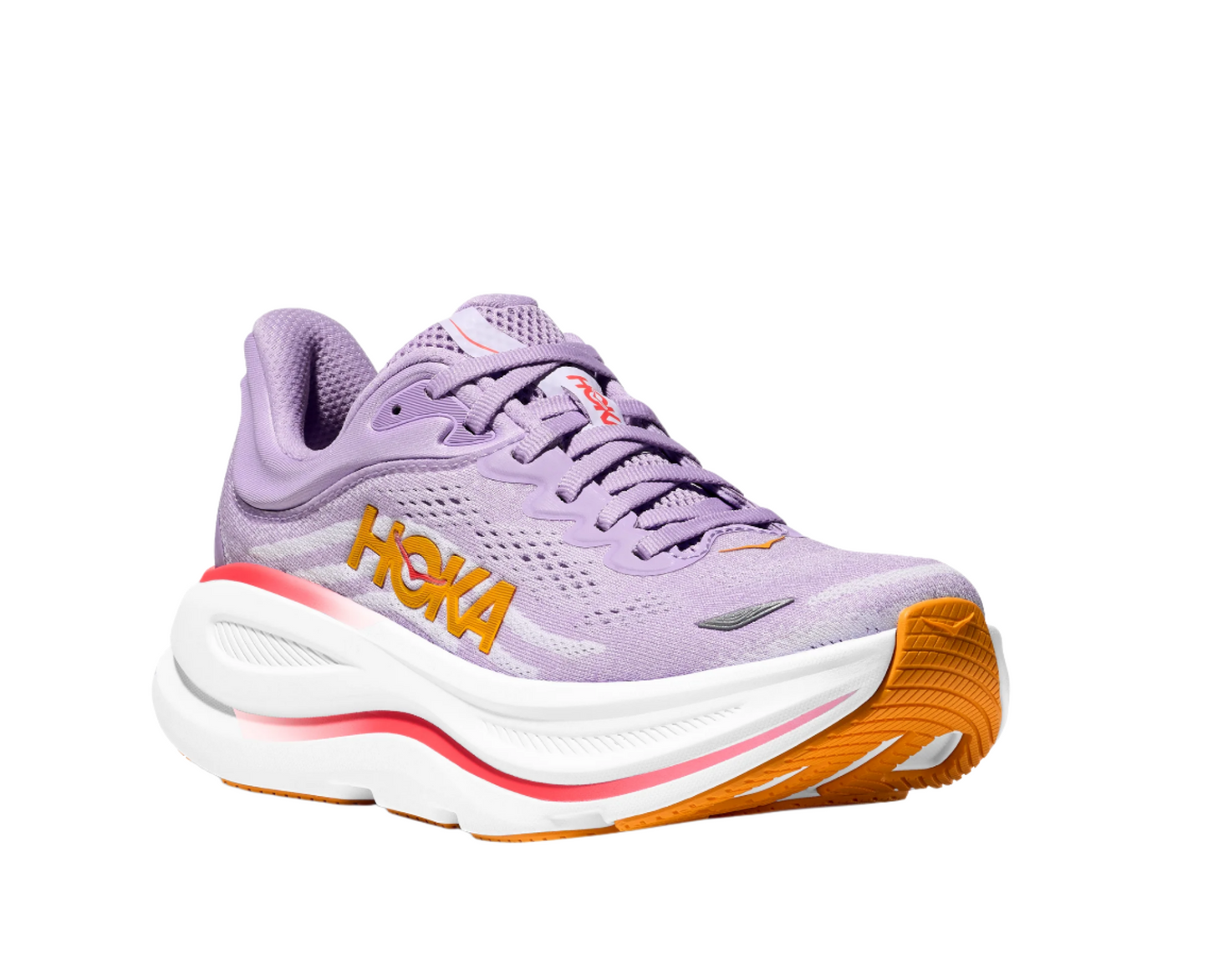 HOKA Women's Bondi 9 Ultra Cushioned Running Shoe - Aster Flower/Starlight Glow