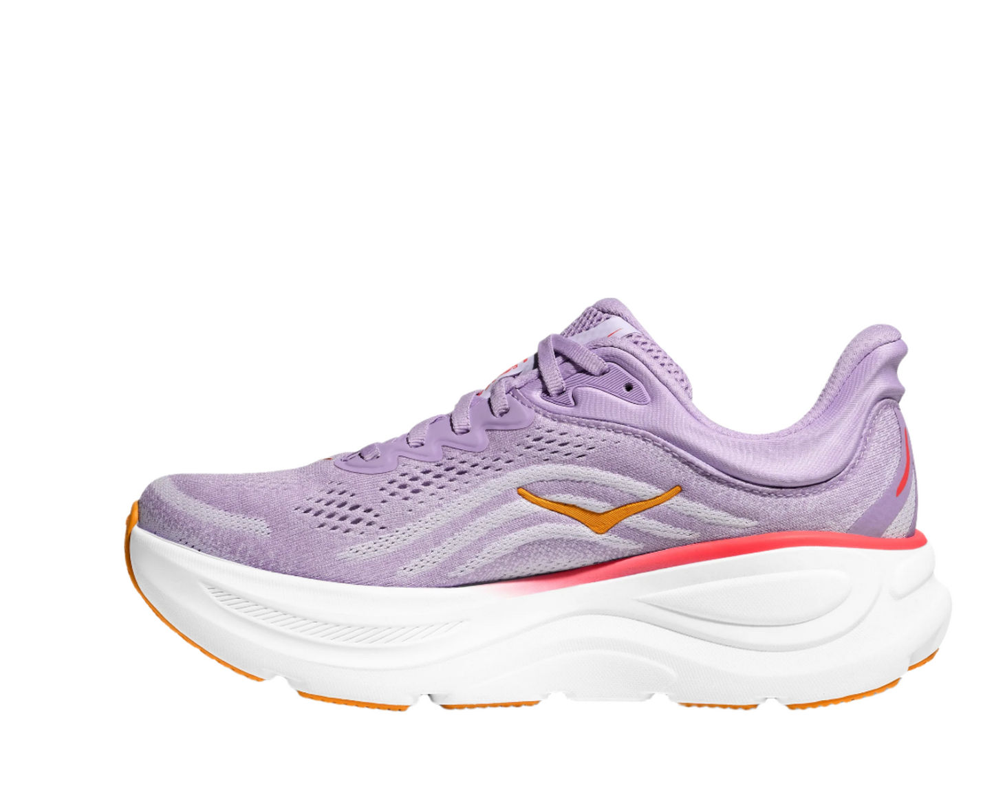 HOKA Women's Bondi 9 Ultra Cushioned Running Shoe - Aster Flower/Starlight Glow