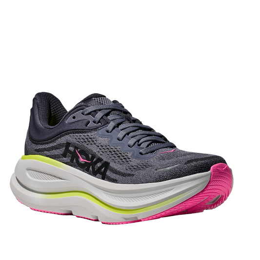 HOKA Women's Bondi 9 - Charcoal Grey/Grey Skies