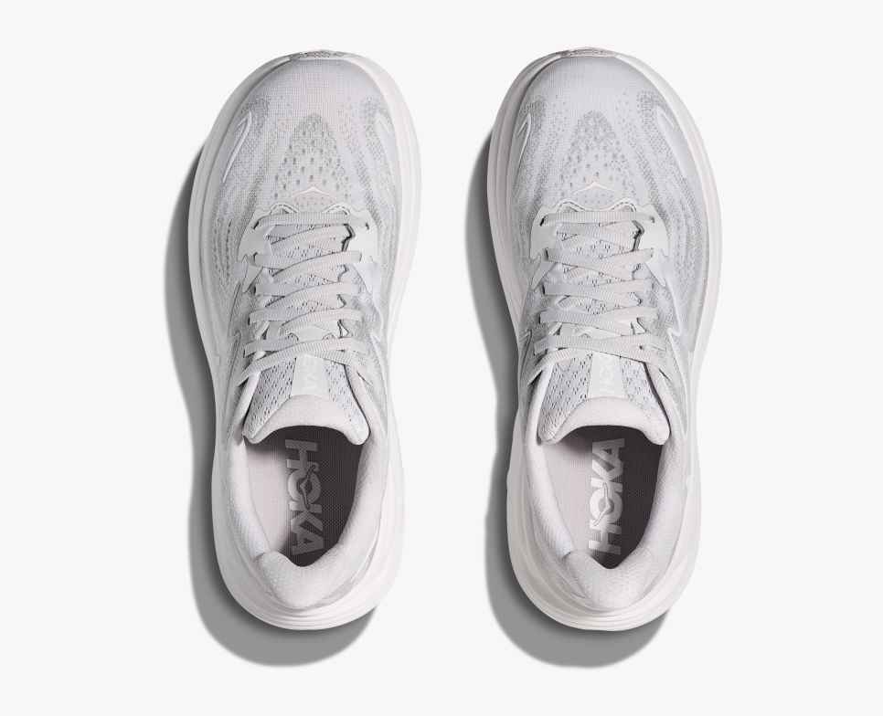 Hoka Women's Clifton 10 Ultralight Cushioned Shoes - Cosmic Grey/Stardust