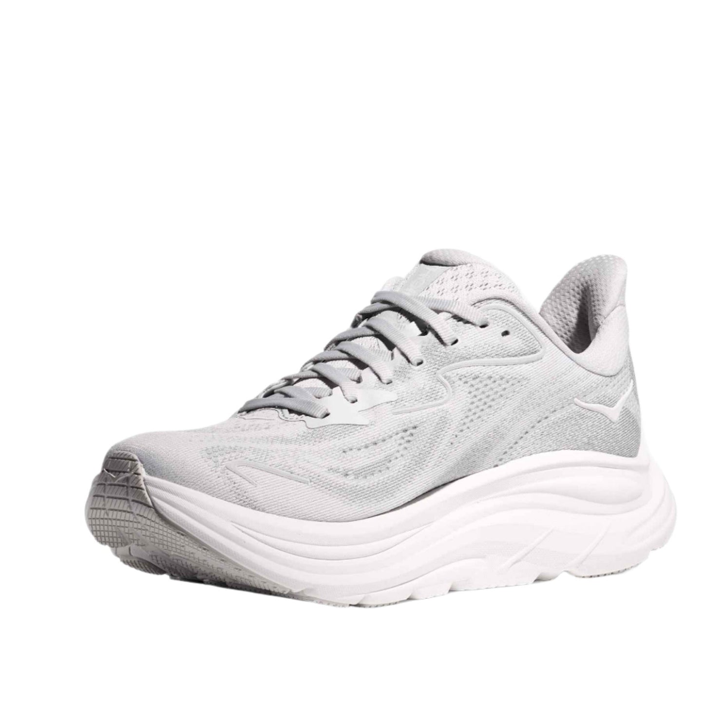 Hoka Women's Clifton 10 Ultralight Cushioned Shoes - Cosmic Grey/Stardust