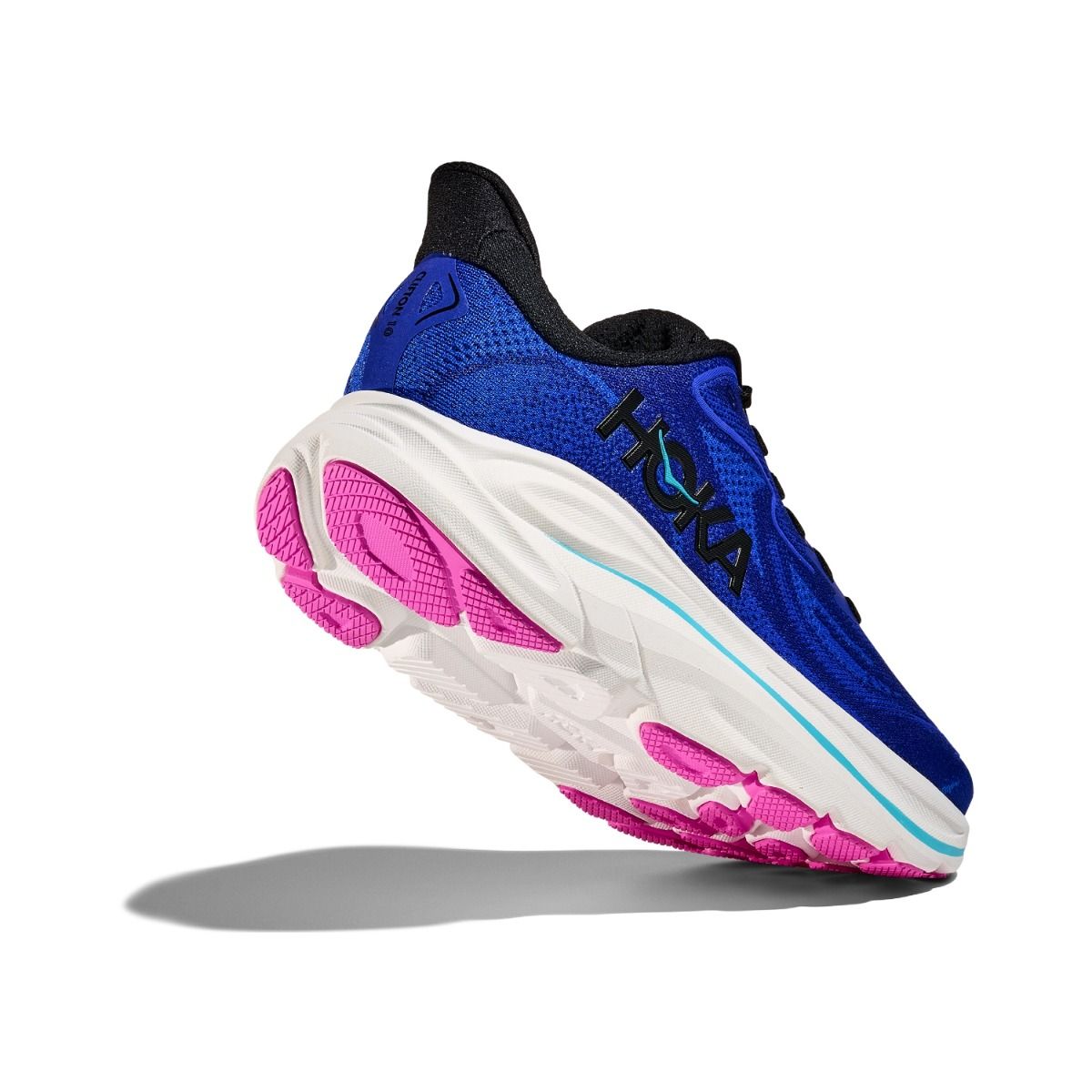 Hoka Women's Clifton 10 Cushioned Running  Shoes - Night Sky/Ultramarine