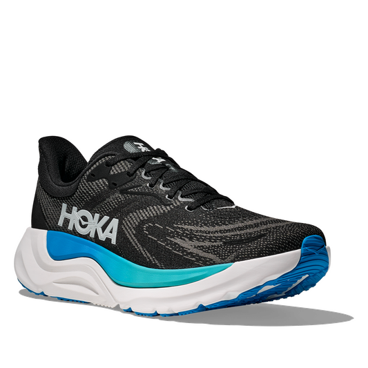 Hoka Men's Arahi 8 Stability Running Shoe Black/Skyward Blue