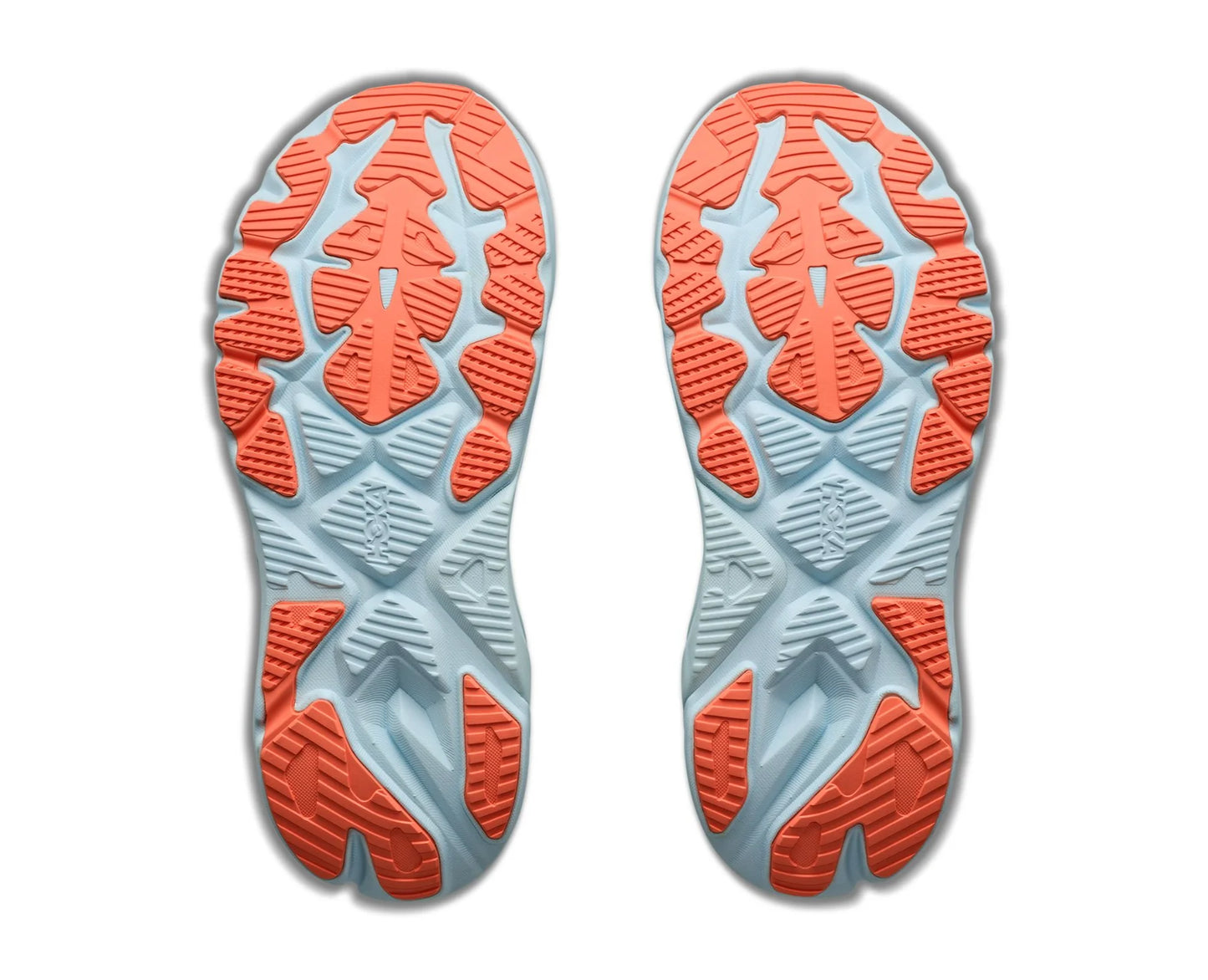 HOKA Women's Arahi 8 Running Shoe - Glimmering Blue / Neon Cantaloupe