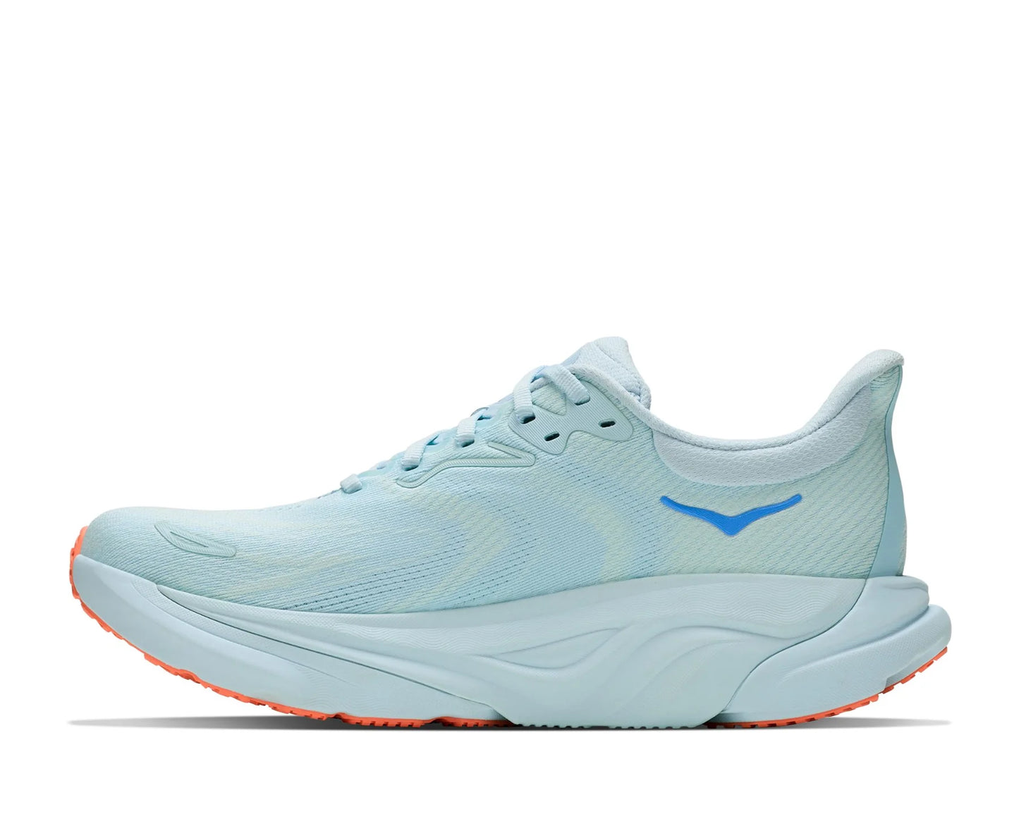 HOKA Women's Arahi 8 Running Shoe - Glimmering Blue / Neon Cantaloupe