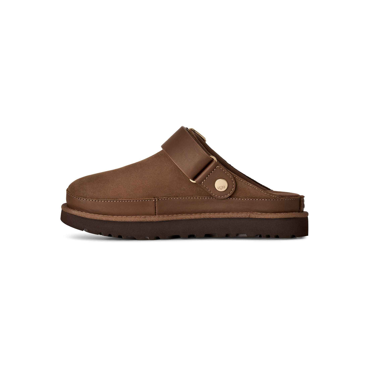 UGG Women's Goldenstar Villa Clog - Dark Chestnut