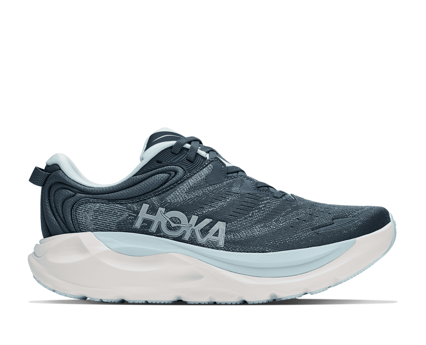 Hoka Women's Gaviota 6 Trainer - Faded Navy/Glimmering Blue