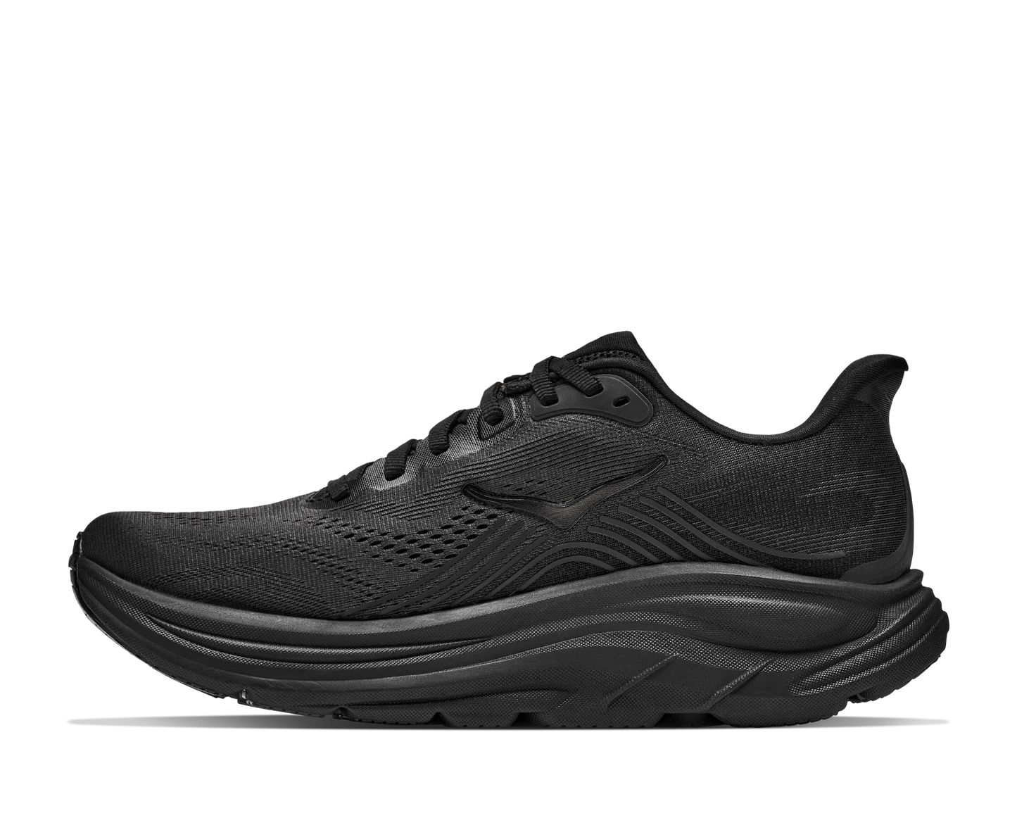 Hoka Men's Clifton 11 Running Shoe - Black/Black