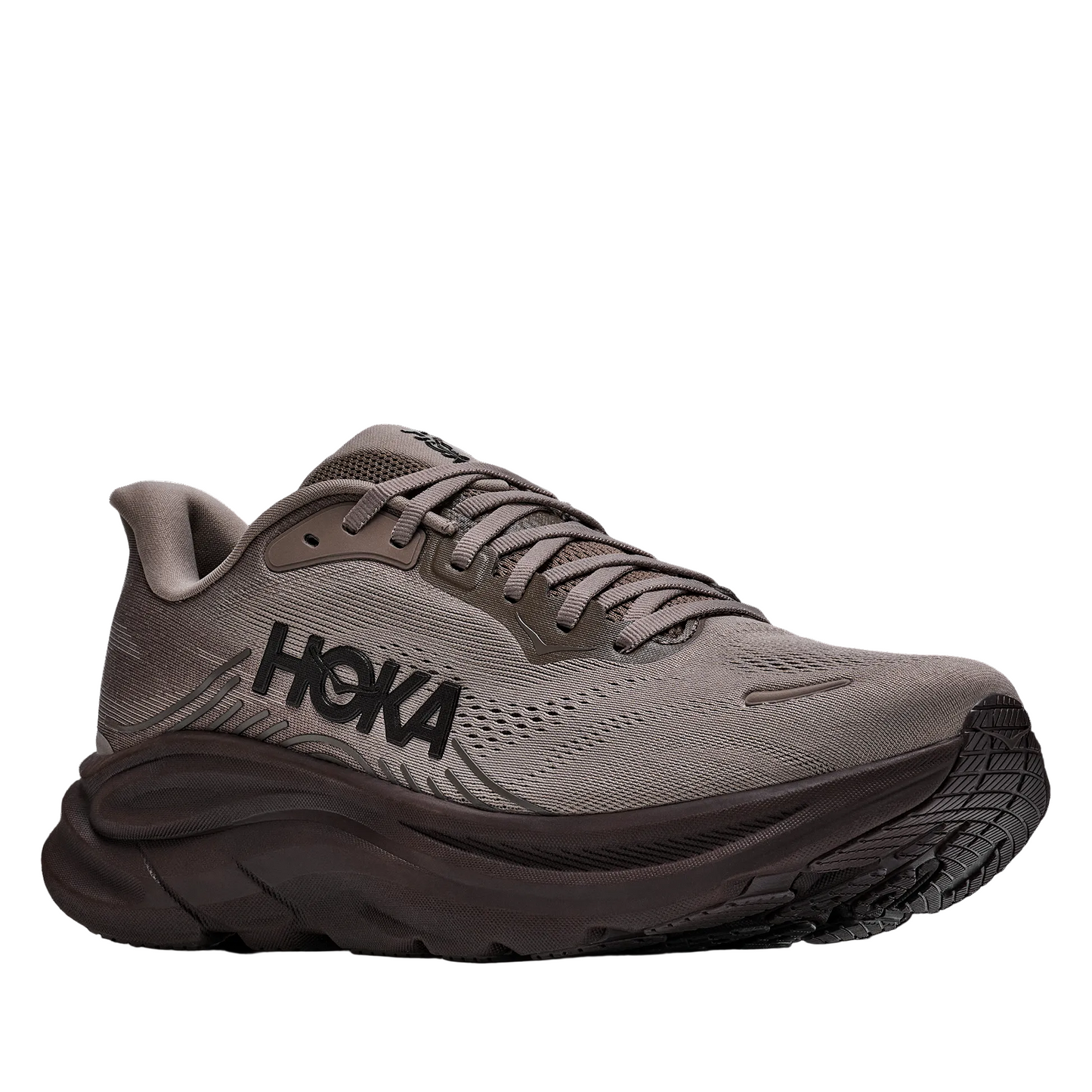 Hoka Men's Clifton 11 Running Shoes -Boulder Grey/Pebble Grey