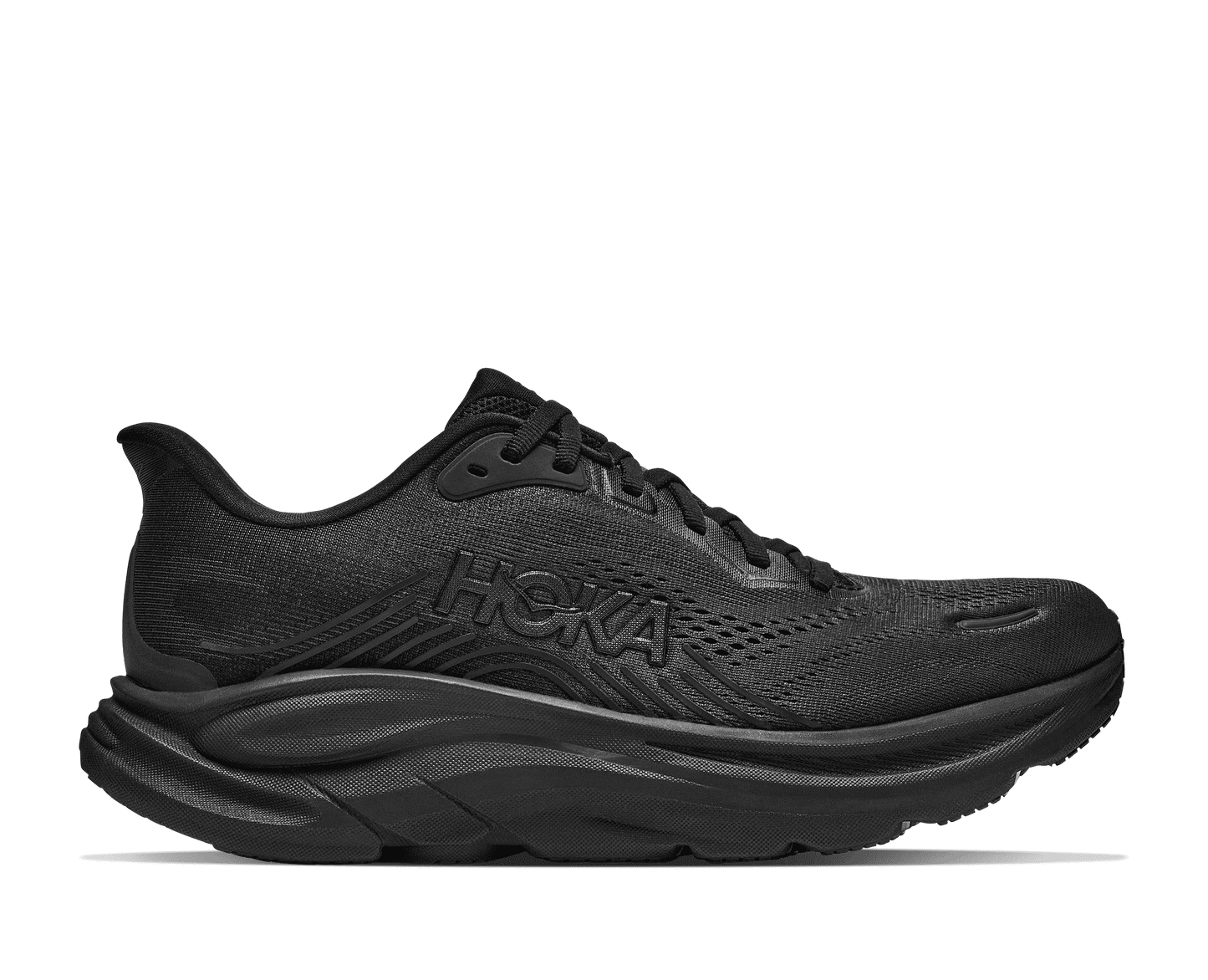Hoka Women's Clifton 11 Running Shoe - Black/Black