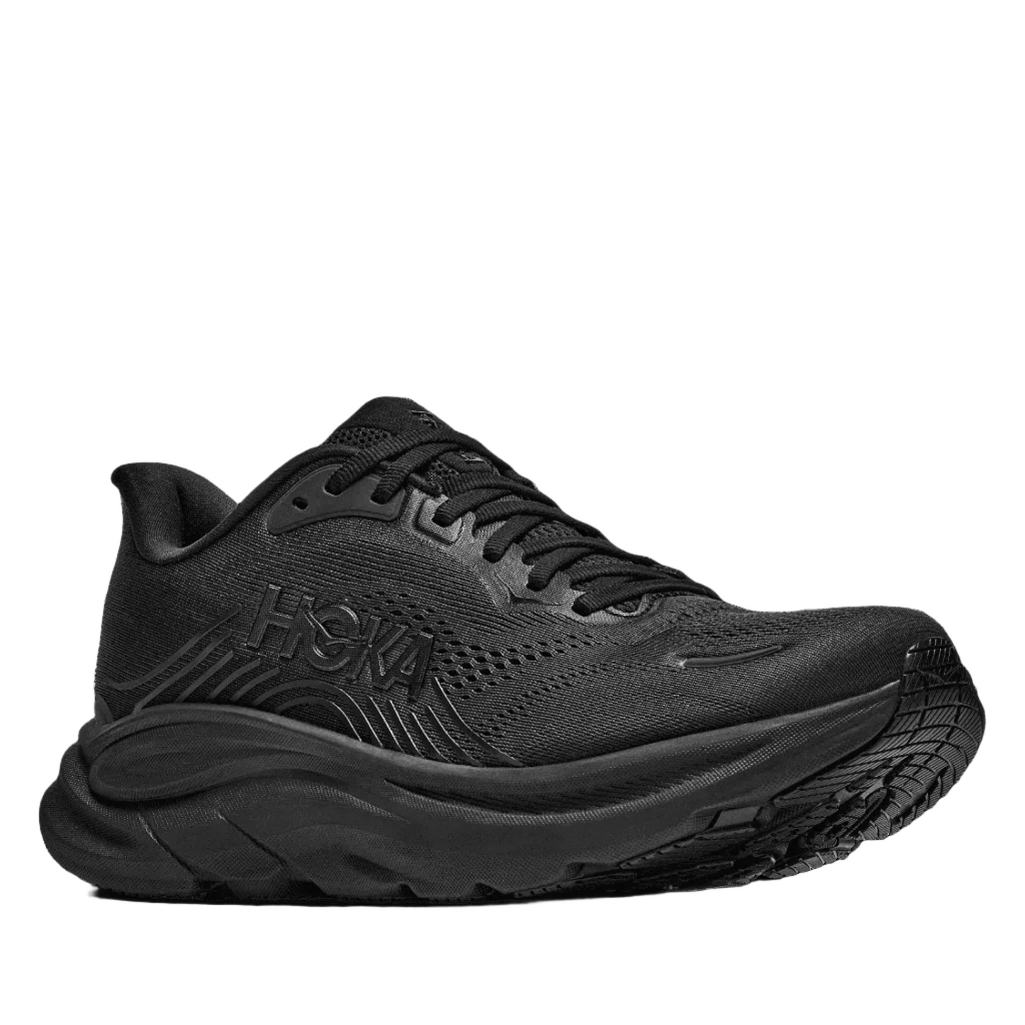 Hoka Women's Clifton 11 Running Shoe - Black/Black