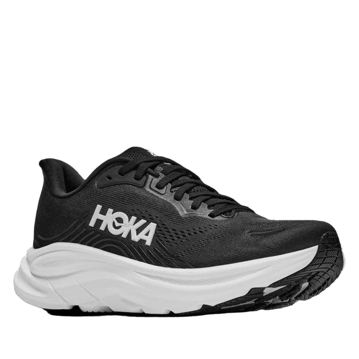 Hoka Women's Clifton 11 Running Shoe - Black/White