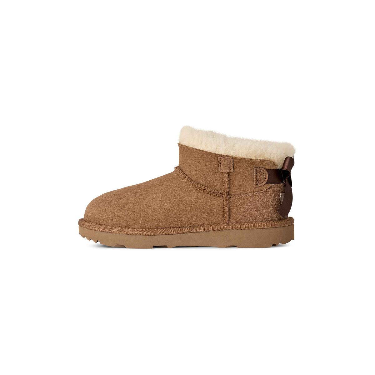 UGG Big Kids' Ultra Mini Bailey Bow (sizes 13-6) - Chestnut