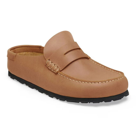 Birkenstock Women's Naples Wrapped Oiled Leather Clog - Cognac