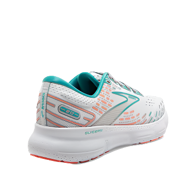 Brooks Women's Glycerin 20  Sneaker - Oyster/Latigo Bay/Coral