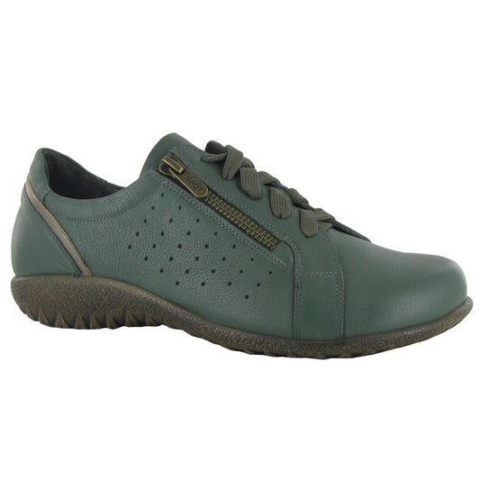 Naot Women's Moko - Hunter Green Leather/Pewter Leather