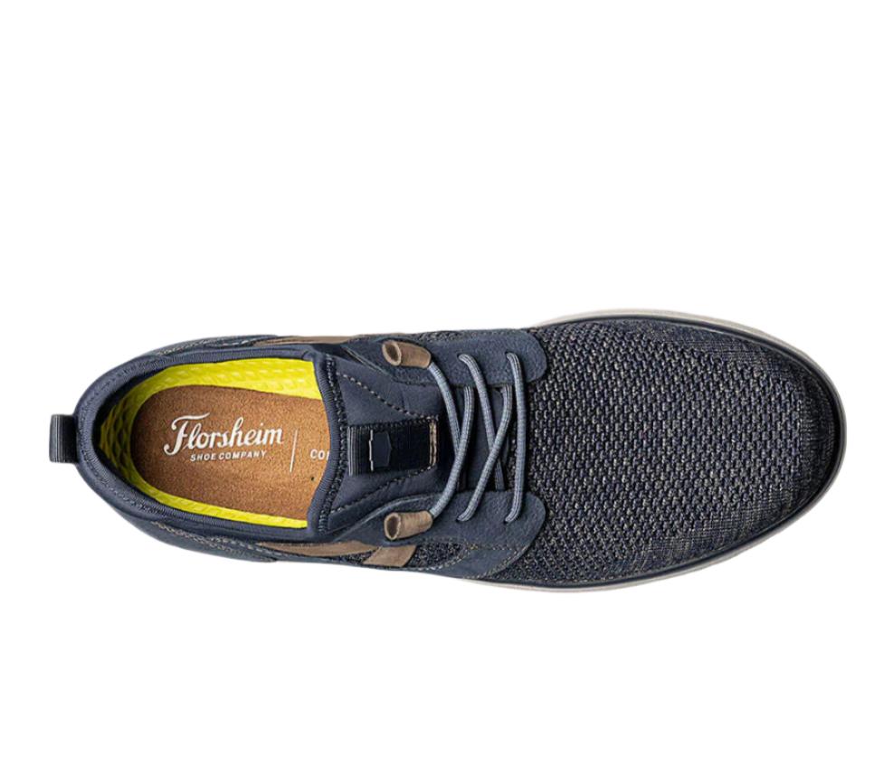 Florsheim Men's Venture Knit Lace Up Sneaker - Navy