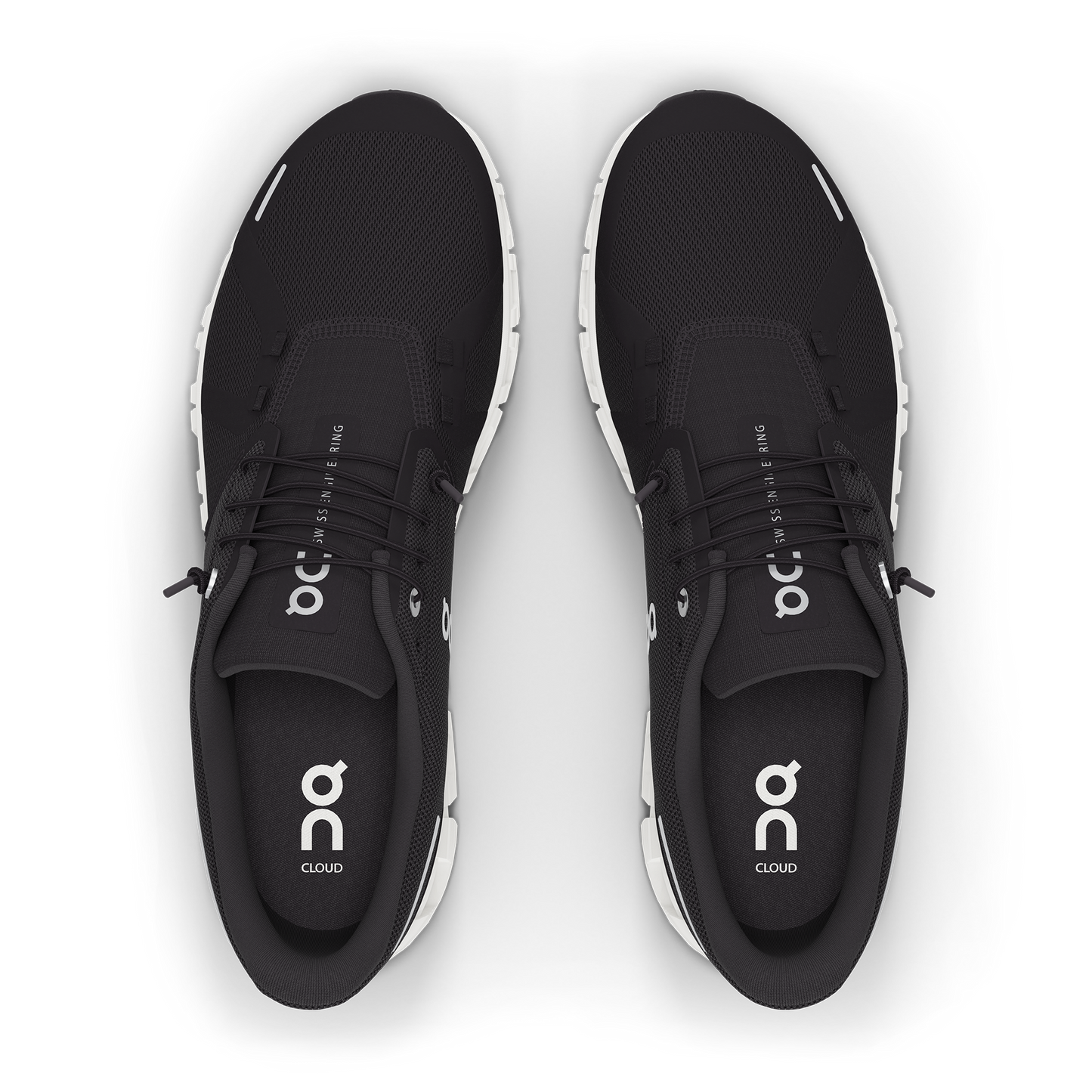 On Women's Athletic Cloud 6 - Black/White