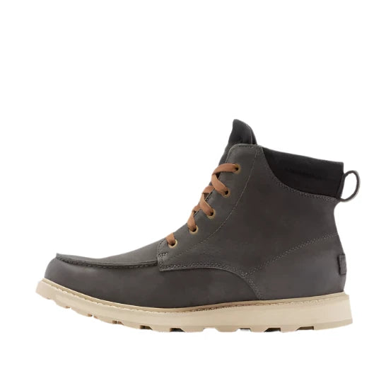 Sorel Men's Madison II Waterproof Moc Toe Boot - Coal