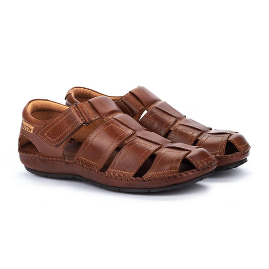 Pikolionos Men Tarifa Fisherman Strap Sandal - Cuero