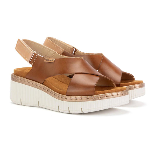 Pikolinos Women's Gomera Wedge Sandals - Brandy