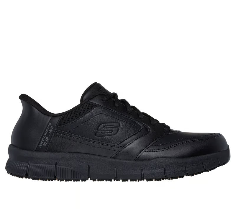 Skechers Men's Slip-ins Work Slip-Resistant: Nampa - Portar - Black