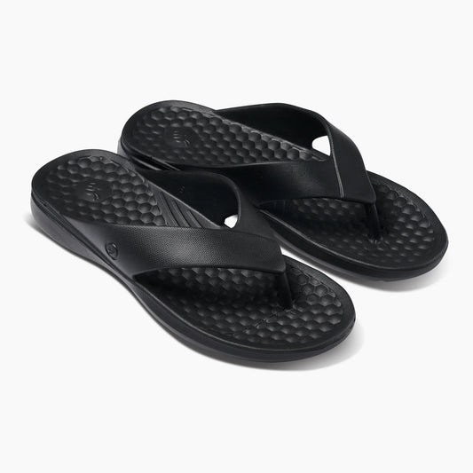 Joybees Adult Casual Flip Flop - Black