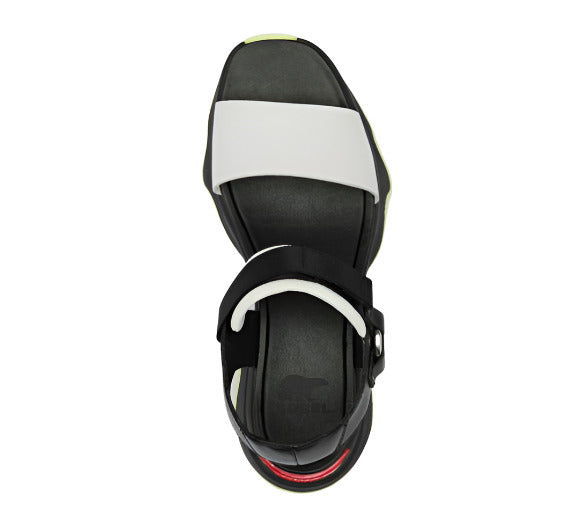 Sorel Women's Kinetic Y-Strap Sandal - Black/Jet
