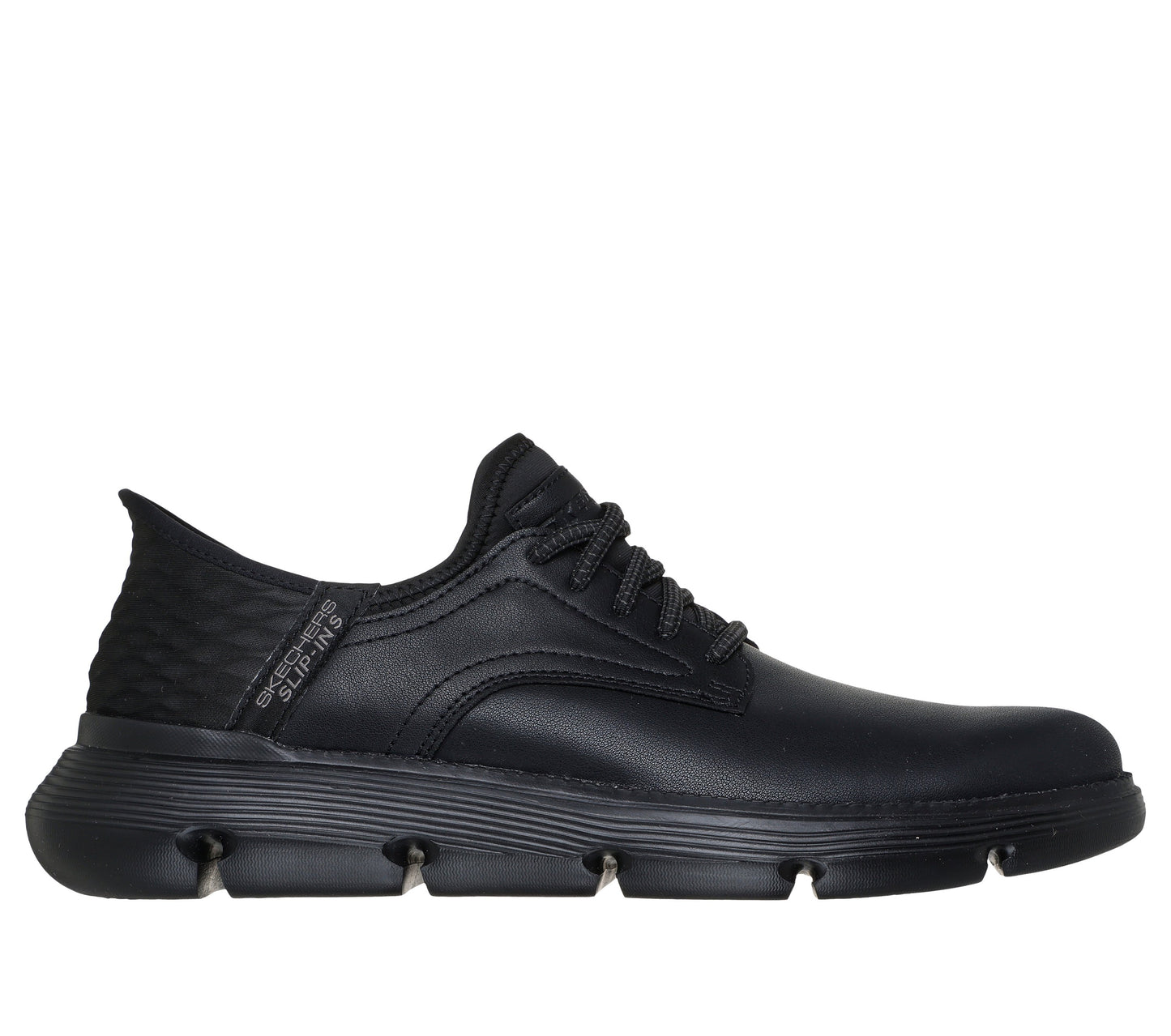 Skechers Men's Garza-Gervin Slip In Oxford Shoe - Black