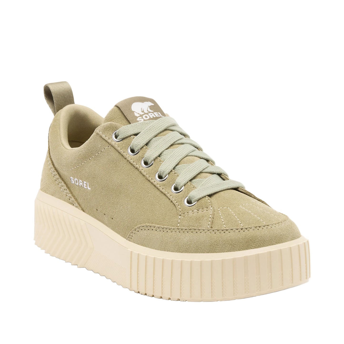 Sorel Women's Ona Ave Low Waterproof Sneaker - Dusty Twill/Chalk