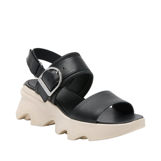 Sorel Women's Kinetic Impact Wedge Sandal - Black