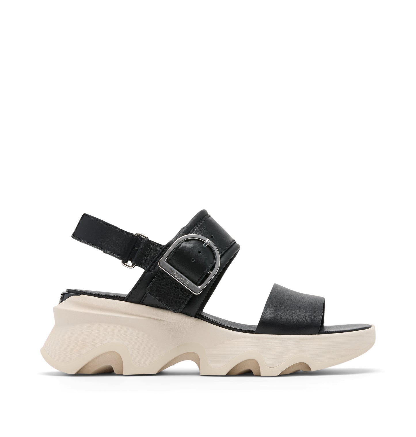 Sorel Women's Kinetic Impact Wedge Sandal - Black