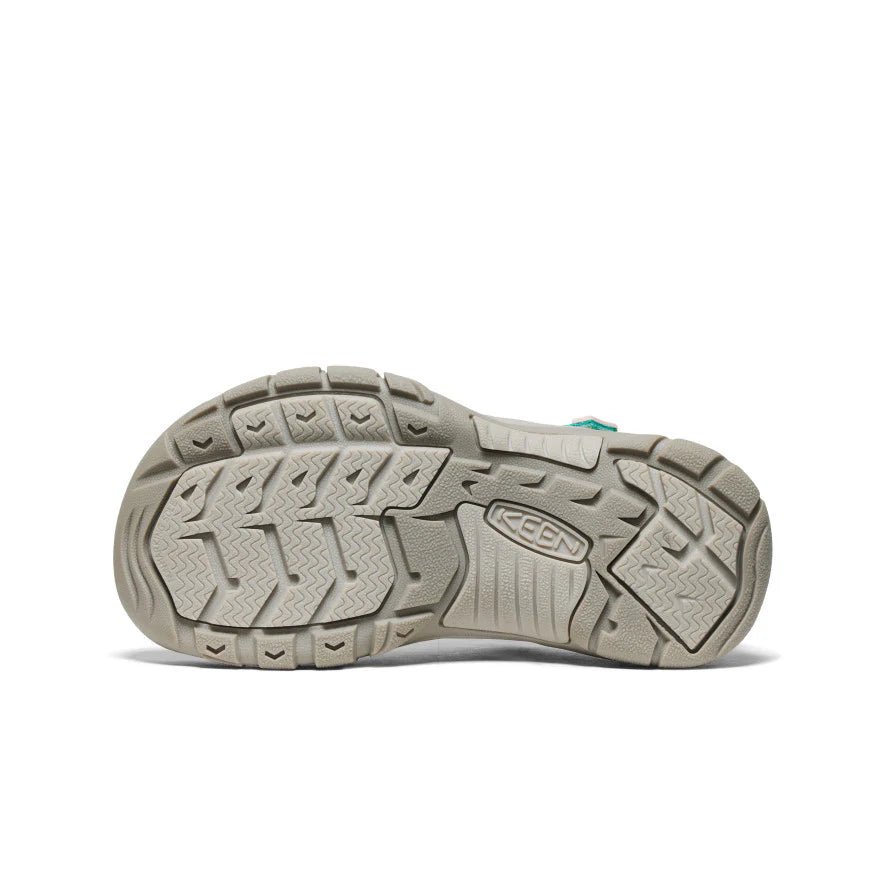 Keen Big Kids' Newport H2 Sandals - Bright Aqua/Giggle Pink