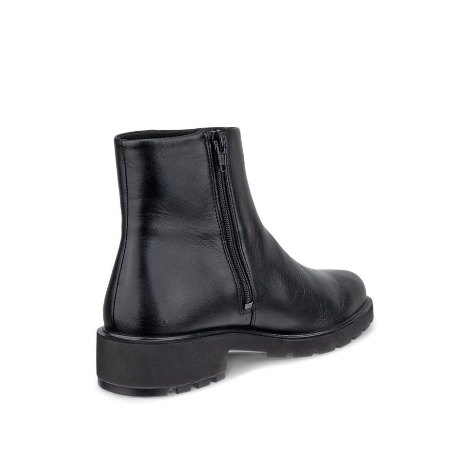 ECCO Women's Metropole Vienna Leather Waterproof Ankle Boot - Black