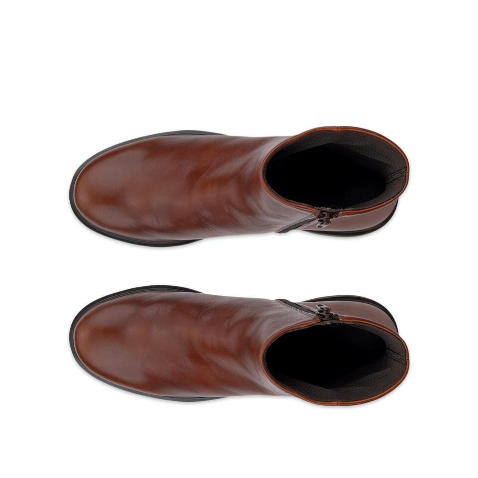ECCO Women's Metropole Vienna Waterproof Boots - Cognac