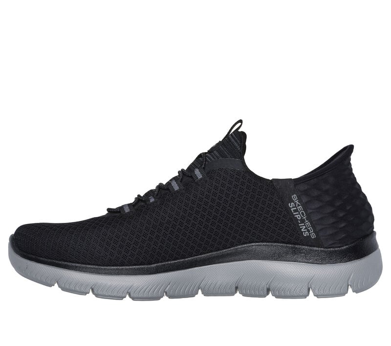 Skechers Men's Summits High Range Slip-Ins (Hands Free) - Black/Charcoal