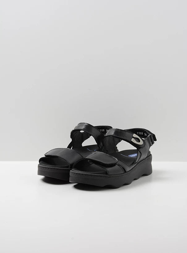 Wolky Women's Medusa Sandal - Black