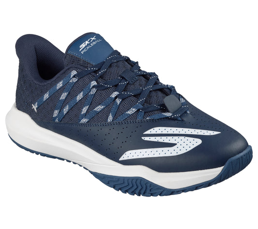 Skechers Men's Relaxed Fit: Viper Court Rally Sneakers - Navy