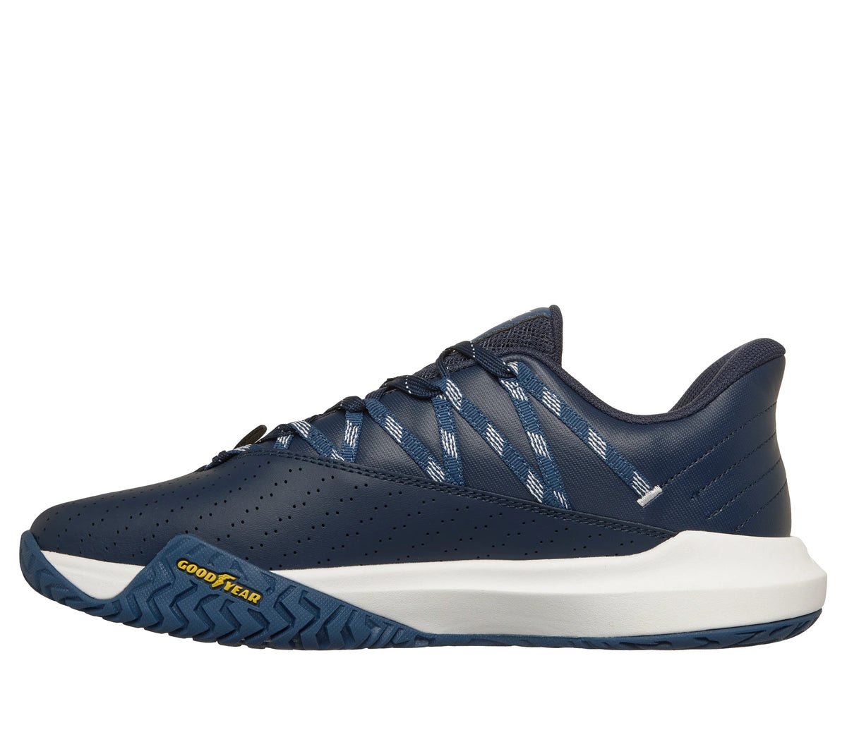 Skechers Men's Relaxed Fit: Viper Court Rally Sneakers - Navy