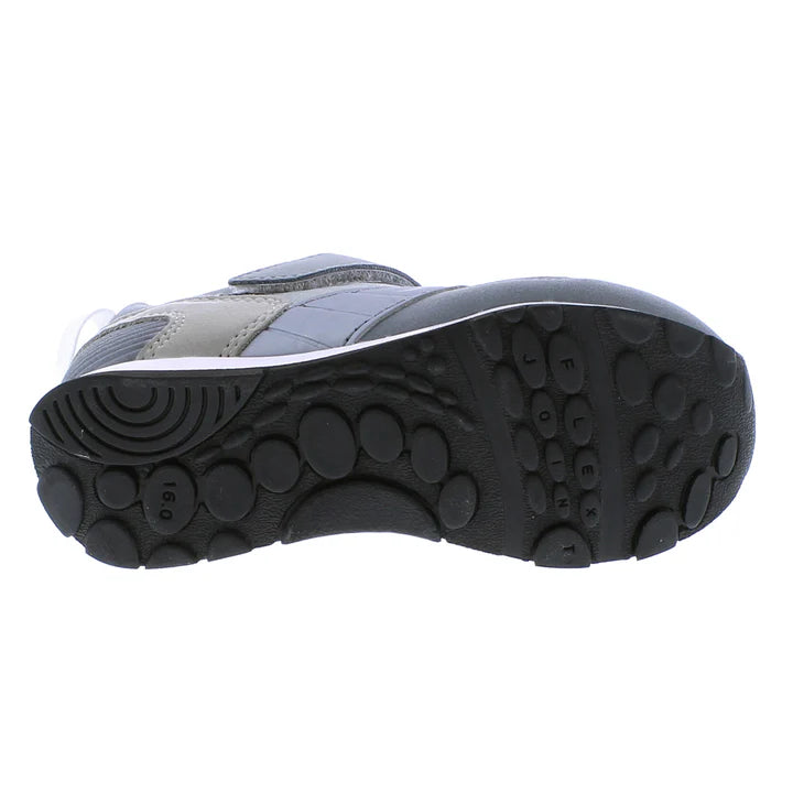 Tsukihoshi Kids Racer (Sizes 7 to 13) Grey/White
