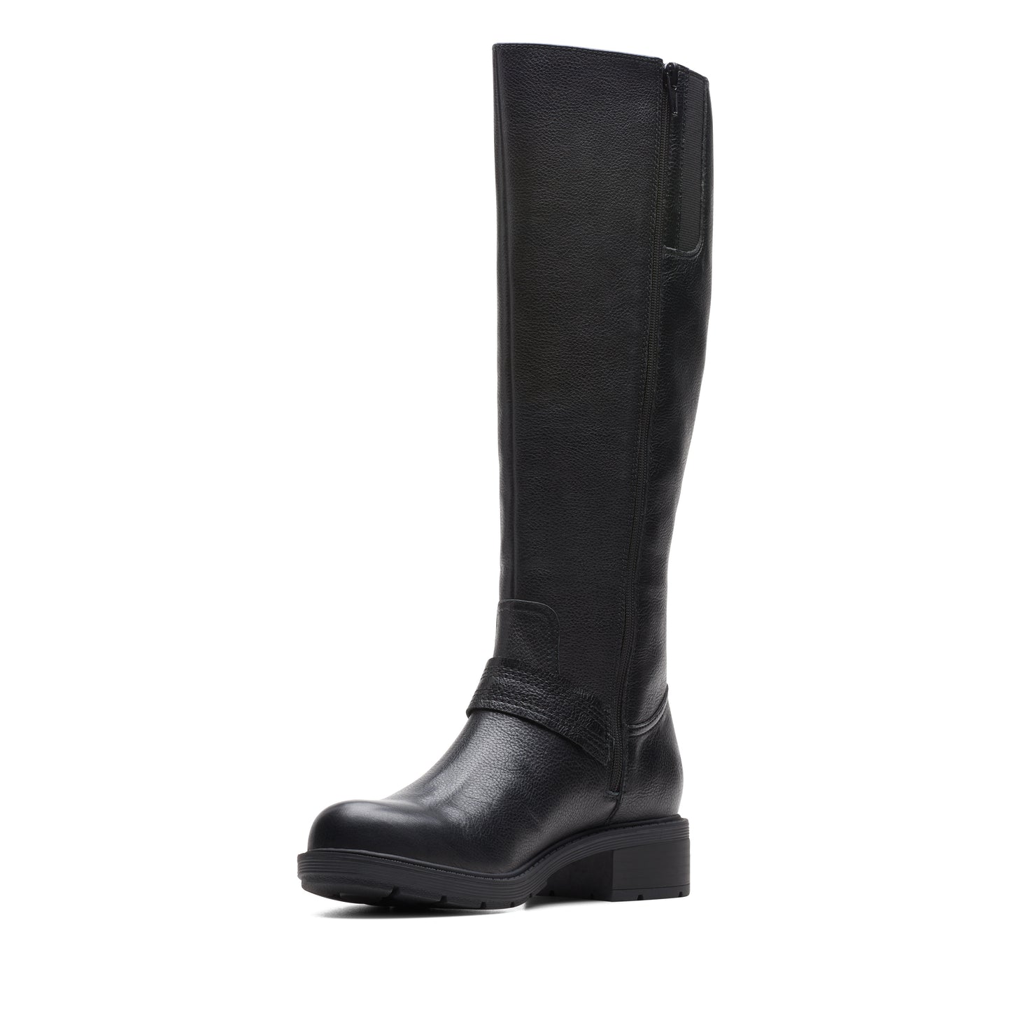 Clarks Women's Hearth Rae Boot - Black Leather