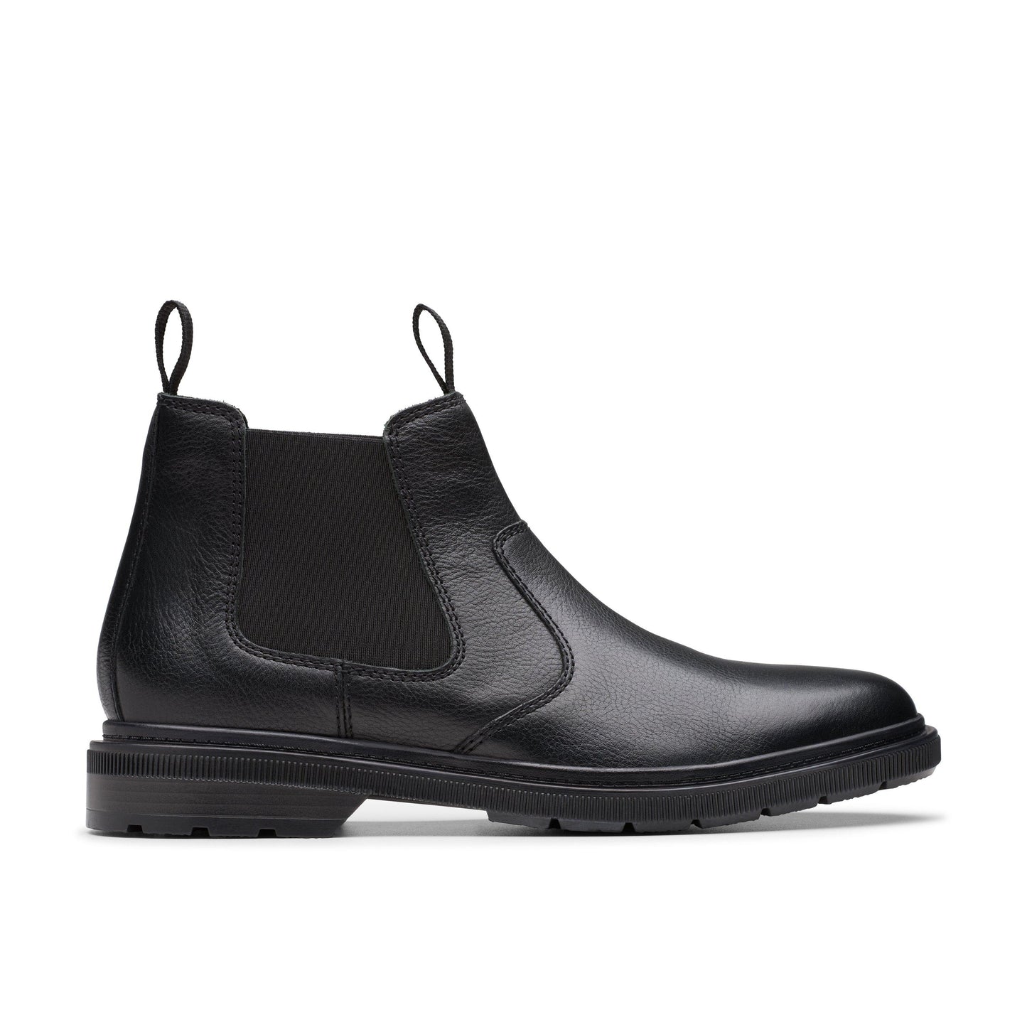 Clarks Men's Burchill Up Chelsea Boot - Black