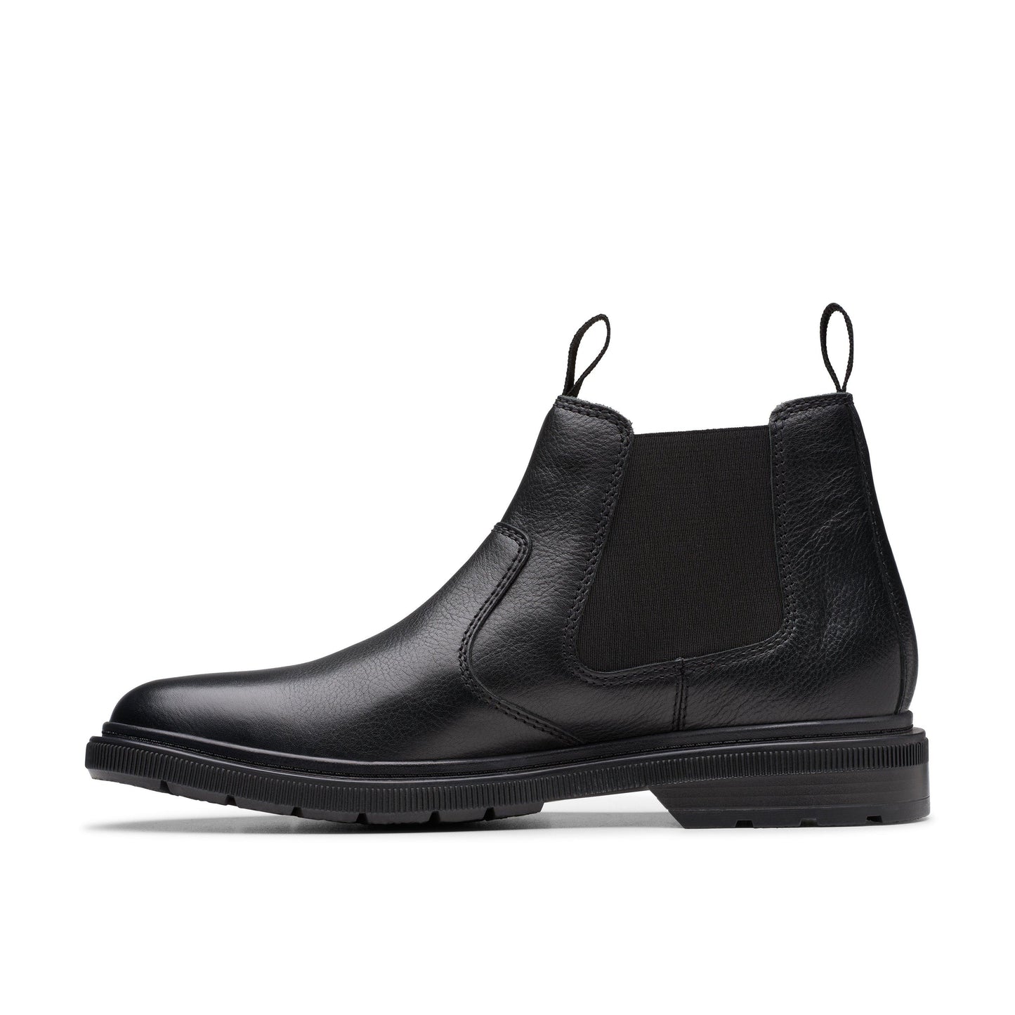 Clarks Men's Burchill Up Chelsea Boot - Black