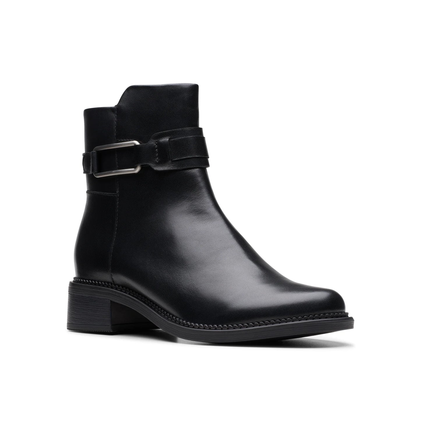 Clarks Women's Maye Bella Zip Boot - Black