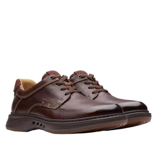 Clarks Men's Un Briley Lace Shoe - Mahogany