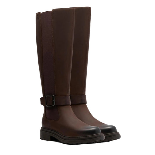 Clarks Women's Orinoco3 Tall Boot - Dark Brown