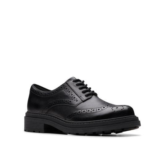 Clark Women's Orinoco3 Derby Oxford - Black